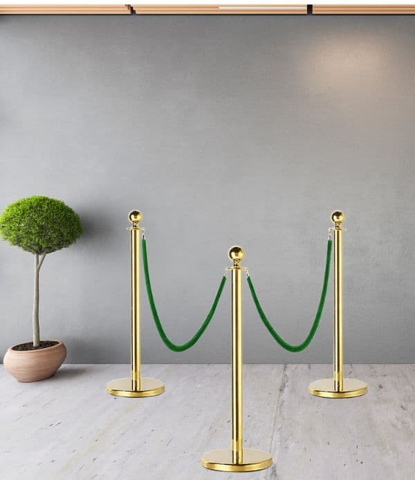 Trụ Barrier dây nhung 9