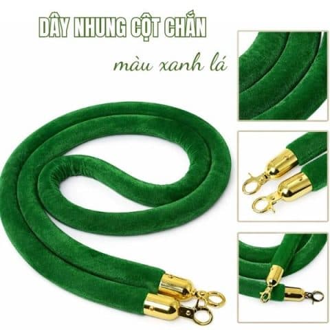 Trụ Barrier dây nhung 8