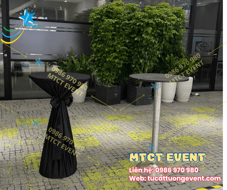 Bàn bar 1m05 không khăn 6