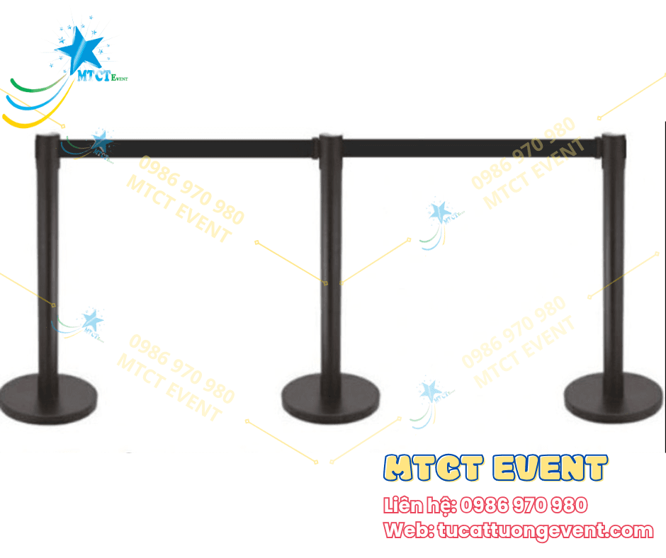 Trụ Barrier dây kéo 8